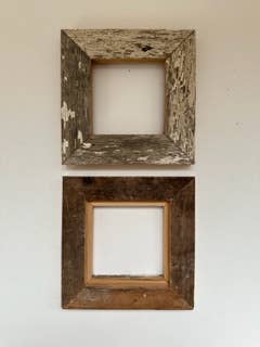 5x7 Barnwood Picture frame with glass
